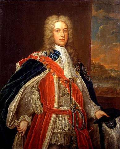 Secretary of
                State for the Southern Department, Thomas Pelham-Holles,
                Duke of Newcastle, circa 1735, by Charles Jervas
(Source:https://commons.wikimedia.org/wiki/File:1stDukeOfNewcastleYoung.jpg)