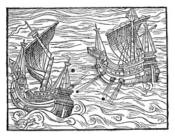 Armed merchant
                      ships, 1555 (Source: Dover's Sailing Ships)