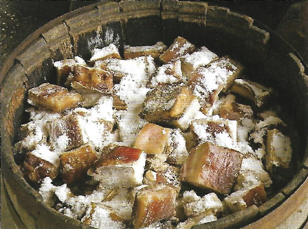 Barrel of Salt Pork (Source: Pen &
                            Sword, used with permission)