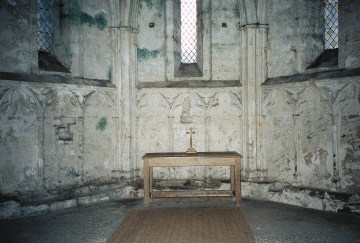 Chapel at Beaumaris
                  Castle, Wales