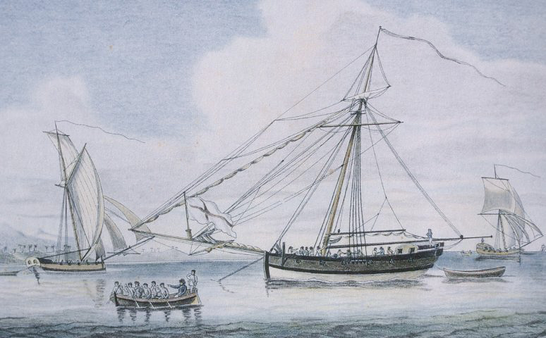 Bermuda Sloop (Source:
                https://en.wikipedia.org/wiki/File:Bermuda_sloop_-_privateer.jpg)