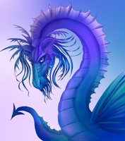 Blue
                dragon by Tatyana