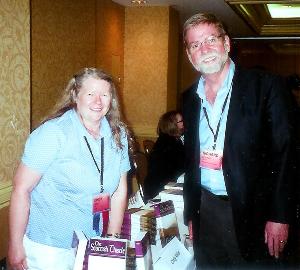 Cindy Vallar and
            Rick Spilman at book signing
