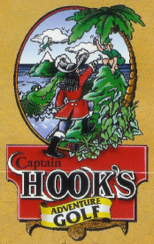 Captain Hook's
                    Adventure Golf Logo