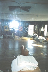 Interior view
                    of sail loft