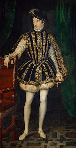 Charles IX of France by Francois
                                Clouet (1566) (Source: Wikimedia
                                Commons:
                                https://commons.wikimedia.org/wiki/File:Fran%C3%A7ois_Clouet_004.jpg)