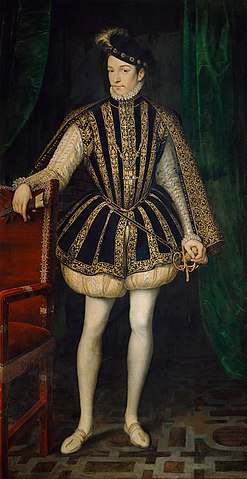 Charles IX of France by Francois
                                Clouet (1566) (Source: Wikimedia
                                Commons:
                                https://commons.wikimedia.org/wiki/File:Fran%C3%A7ois_Clouet_004.jpg)