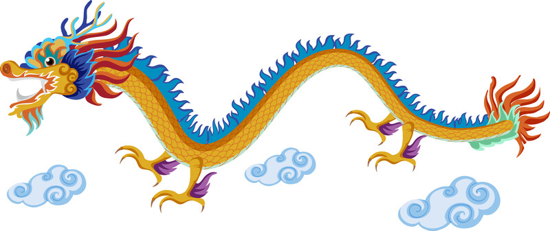 Chinese Dragon coypright by bluering (rights
                purchased:
https://www.canstockphoto.com/chinese-dragon-flying-over-clouds-94947926.html)
