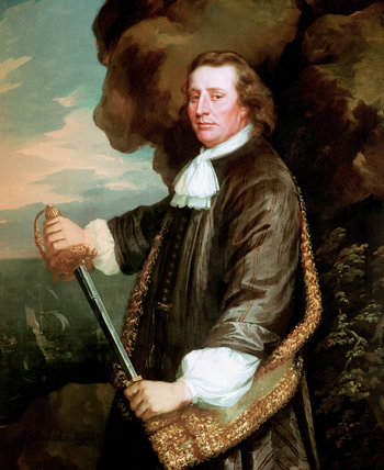 Christopher Myngs by Sir Peter Lely,
              1666