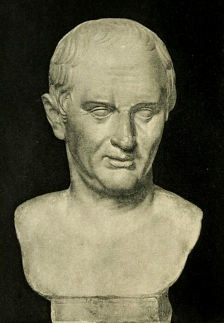 Marble bust of Marcus
                        Tullius Cicero, Prado Gallery, Madrid, Sculptor
                        unknown, age 60 (Source:
                        https://commons.wikimedia.org/wiki/File:CiceroBust.jpg)