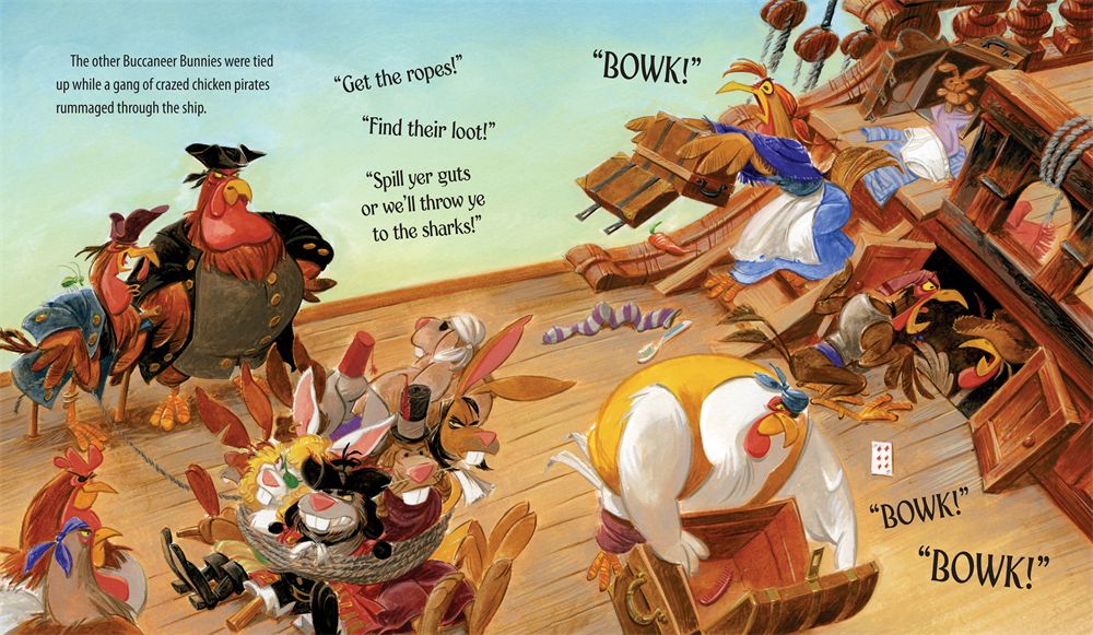 Inside
Spread: Henry & the Crazed Chicken Pirates