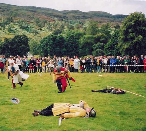 Re-enactment of
                                                  feud over Disputed
                                                  Lands