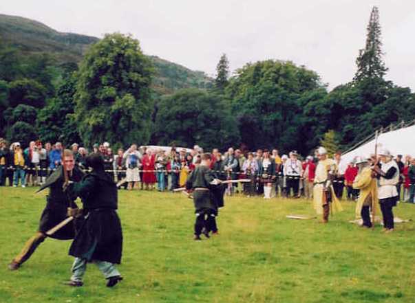 Reenactment of
                                                    feud over Disputed
                                                    Lands