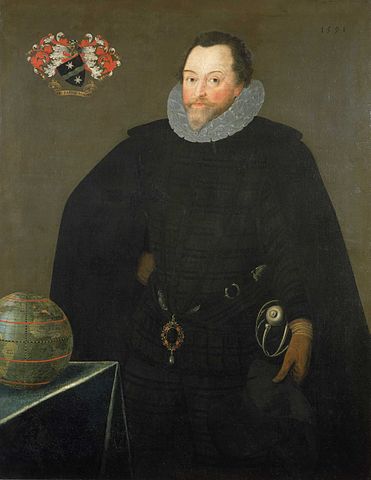 Francis Drake by
                                Marcus Gheeraerts the Younger (1591)
                                (Source: Wikimedia Commons:
https://commons.wikimedia.org/wiki/File:Gheeraerts_Francis_Drake_1591.jpg)