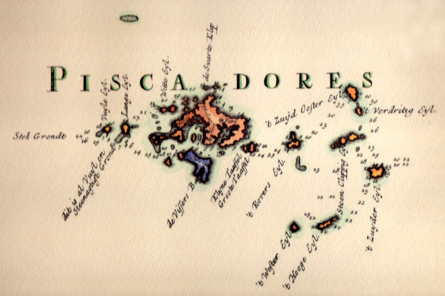 Dutch Pescadores
                      from c 1726 map by J. van Braam and G. onder de
                      Linden (Source: Wikipedia Commons)