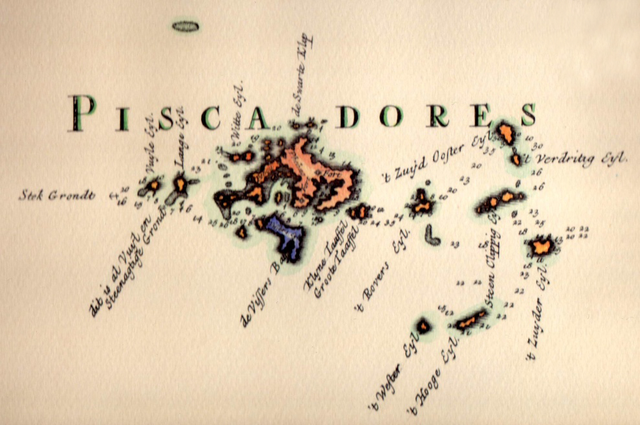 Dutch Pescadores
                      from c 1726 map by J. van Braam and G. onder de
                      Linden (Source: Wikipedia Commons)