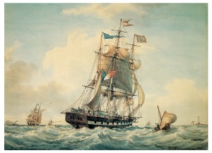 French
                    ship similar to Concorde, aka Queen Anne's Revenge