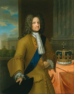 George I of
                      Great Britain by George Wilhelm Lafontaine,
                      1720-1727 (Source:
                      https://commons.wikimedia.org/wiki/File:George-I_lafontaine2.jpg)
