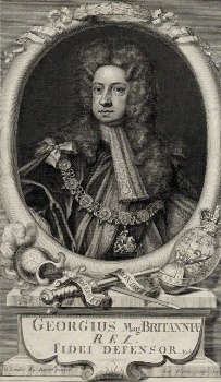 King George I
                  of England by Geroge Vertue (Source:
                  https://commons.wikimedia.org/wiki/File:George_I_Vertue_Kneller.jpg)