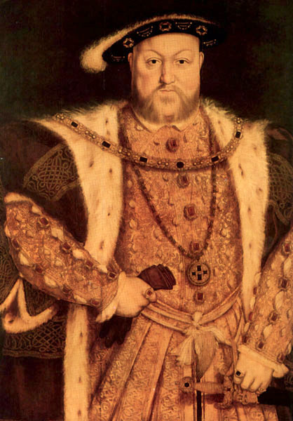 Henry VIII
                of England by Hans Holbein the younger