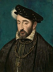 Henri II of France by Francois Clouet (1559)
                      (Source: Wikimedia Commons
(https://commons.wikimedia.org/wiki/File:Henry_II_of_France-Fran%C3%A7ois_Clouet_(altered).jpg)