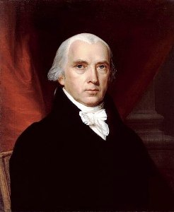 Janes Madison, 1816, White House Collection
                      (Source:
                      https://commons.wikimedia.org/wiki/File:James_Madison.jpg