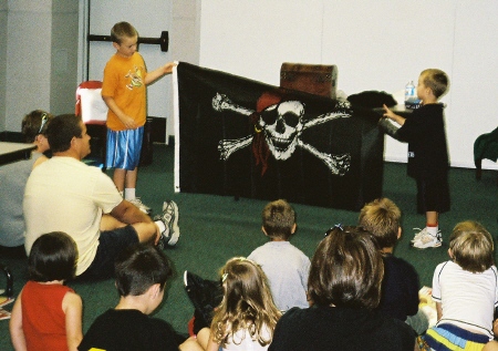 Displaying the Jolly
                Roger