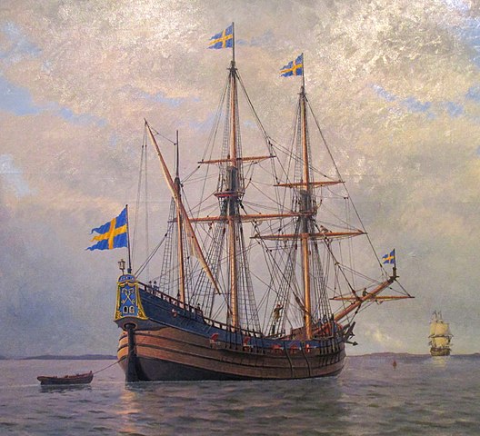 Kalmar Nyckel by Jacob Hagg (Source:
https://en.wikipedia.org/wiki/Kalmar_Nyckel#/media/File:Kalmar_Nyckel_by_Jacob_Hgg_cropped.jpg)