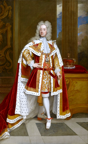 George II of Great Britain by Godfrey Kneller, 1716
              (Source: Wikimedia Commons,
https://commons.wikimedia.org/wiki/File:Kneller_-_George_II_when_Prince_of_Wales.png)