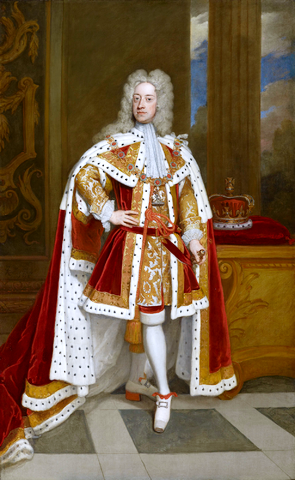 George II of Great Britain by Godfrey Kneller, 1716
              (Source: Wikimedia Commons,
https://commons.wikimedia.org/wiki/File:Kneller_-_George_II_when_Prince_of_Wales.png)