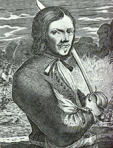 Francois l'Olonnais from De
                    Americanaesche Zee-Rovers, 1678
                    (http://beej.us/pirates/pirate_view.php?file=lolonais.jpg)