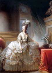 Louise lisabeth Vige Le Brun's Marie Antoinette
                  of Austria, Queen of France (1778)