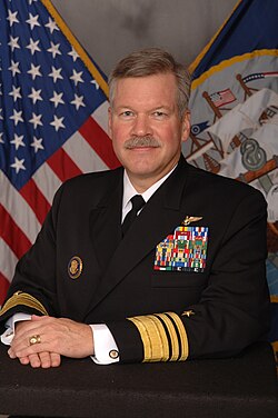 Vice Admiral Mark Fox (Source:
https://commons.wikimedia.org/wiki/File:Mark_I._Fox,_United_States_Navy_Vice_Admiral,_official_photo.jpg)