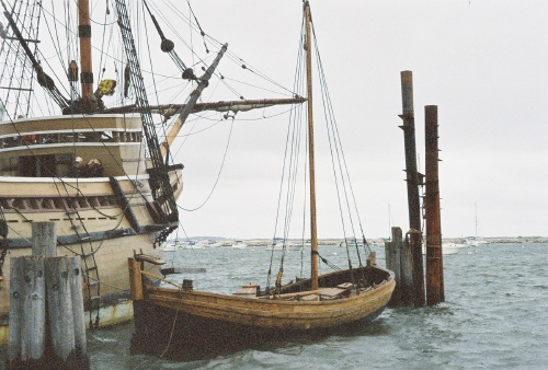 Mayflower II's boat