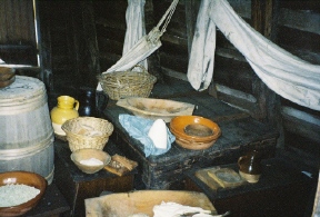 Food aboard the
                  Mayflower