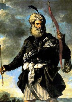 Pirata
                saracena by Pier Francesco Mola (1660 -- Source:
                Wikipedia)