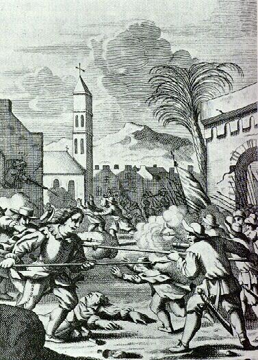 Henry Morgan sacking Puerto
                Principe