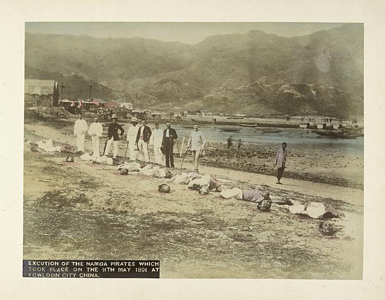 Aftermath of execution of Namoa pirates