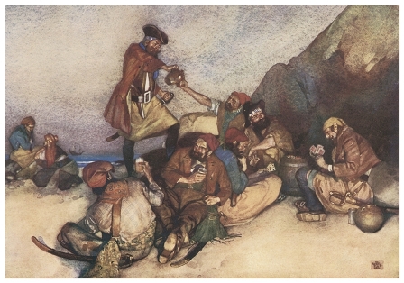 Pour, oh pour the<br /><br /><br /><br />
                    pirate sherry; Fill, oh fill the pirate glass --<br /><br /><br /><br />
                    William Russell Flint