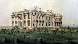 President's House after Burning of Washington by George Munger