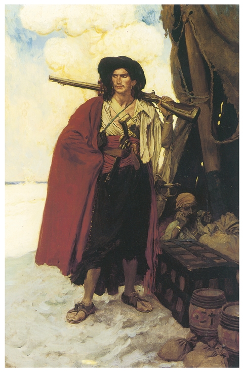 The Buccaneer was a
                Picturesque Fellow by Howard Pyle