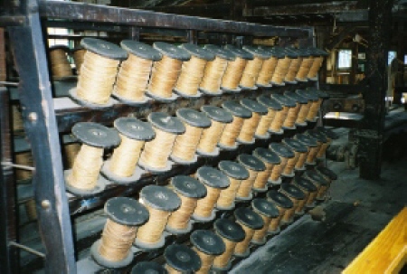 Rack of spools