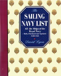 Cover Art:
                            The Sailing Navy List