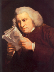 Samuel
                Johnson by Joshua Reynolds, 1775 (source:
https://commons.wikimedia.org/wiki/File:Samuel_Johnson_by_Joshua_Reynolds_2.png)