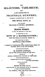 Title Page: The Sea-Gunner's
                            Vade-Mecum