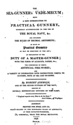 Title Page: The Sea-Gunner's
                            Vade-Mecum