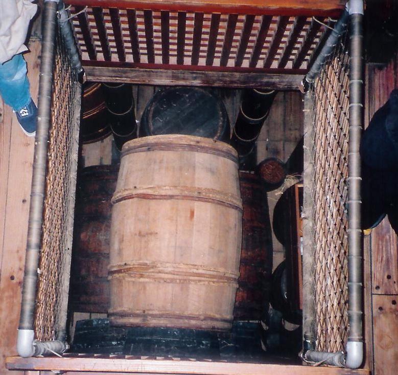 Cask
                          in hold