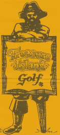 Treasure
                    Island Golf Logo