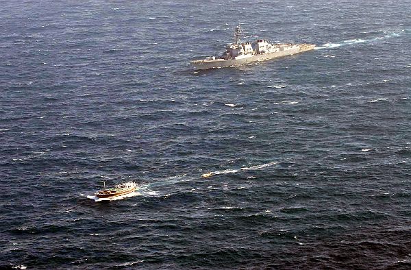 USS Winston S. Churchill follows
                                suspected pirates in Indian Ocean
                                1/21/2006 (Source:
https://web.archive.org/web/20061124162413/http://www.navy.mil/view_single.asp?id=31415)