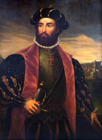 Vasco da Gama by Antonio Manuel da Fonseca
                    (Source: Wikimedia Commons
                    https://commons.wikimedia.org/wiki/File:Vasco_da_Gama_-_1838.png)